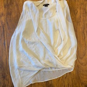 Light sheer casual business dress blouse